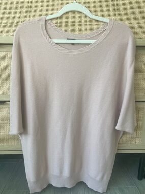 Quince Light Blush Scoop Neck Sweater